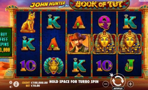John Hunter and the Book of Tut™ Slot