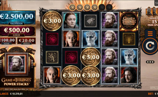 Game of Thrones™ Power Stacks Slot