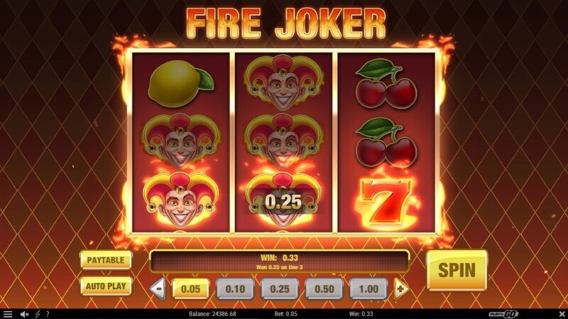 Fire Joker Slot Wild Feature