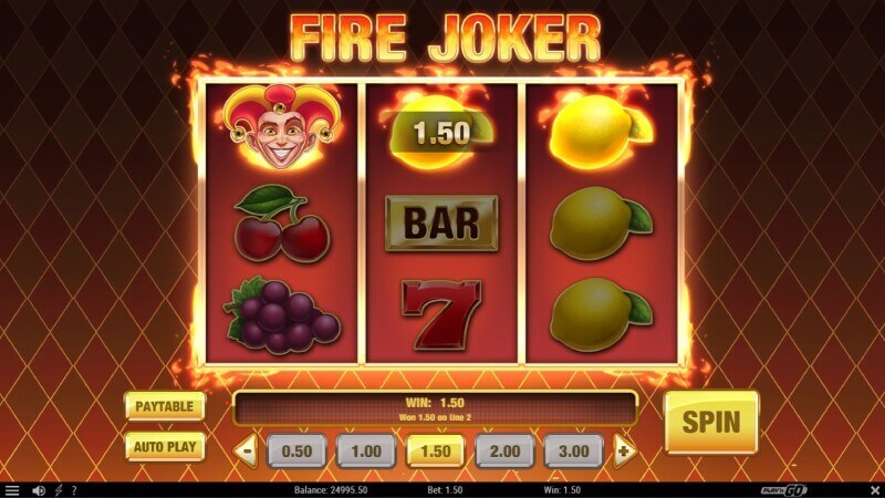 Fire Joker Slot Win Combo