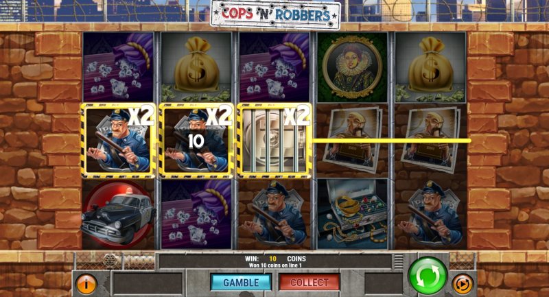 Cops 'N' Robbers slot wild feature