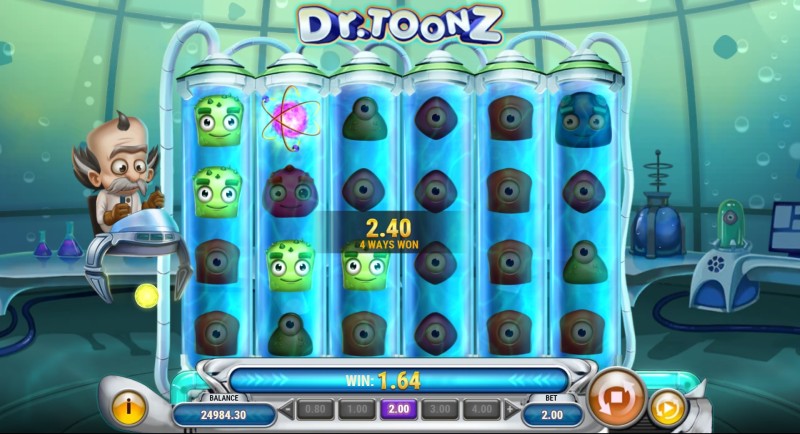 Dr Toonz slot win combination