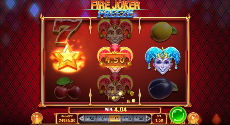 Fire Joker Freeze slot win combination