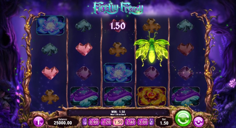 Firefly Frenzy slot win combination