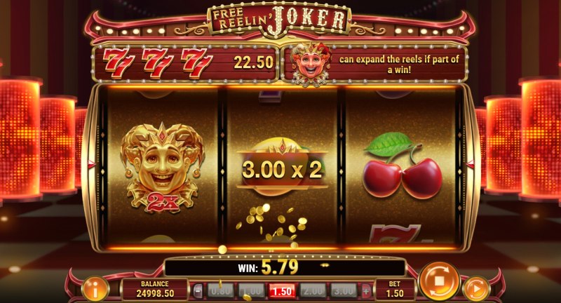 Free Reelin' Joker slot win combination