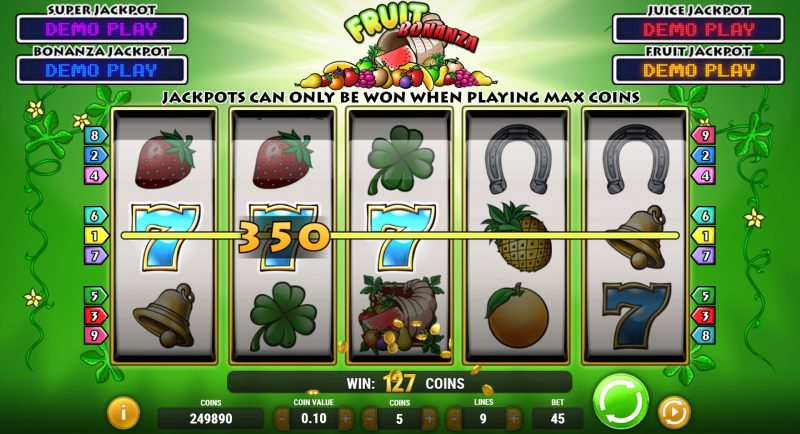 Fruit Bonanza slot win combination1