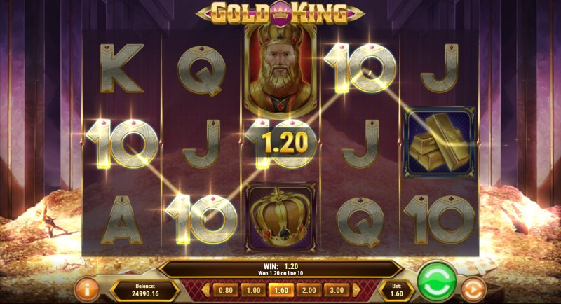 Gold King slot win combination