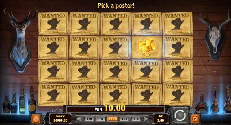 Golden Colts slot most wanted bonus game