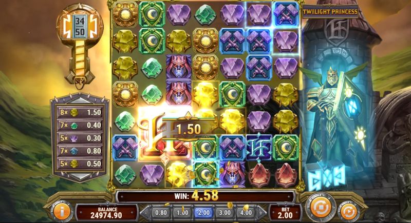 HammerFall slot twilight princess feature