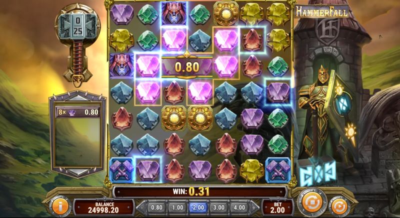 HammerFall slot win combination