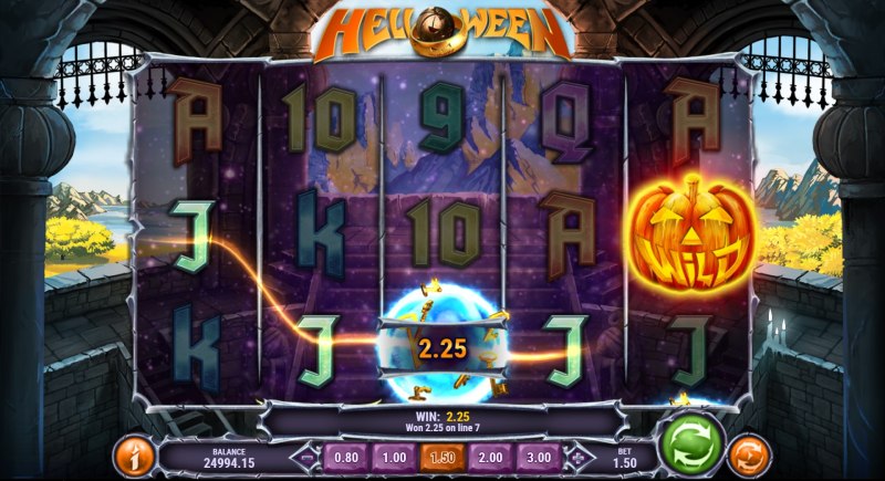 Helloween slot win combination