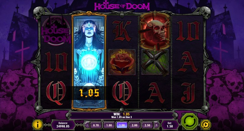House of Doom slot win combination