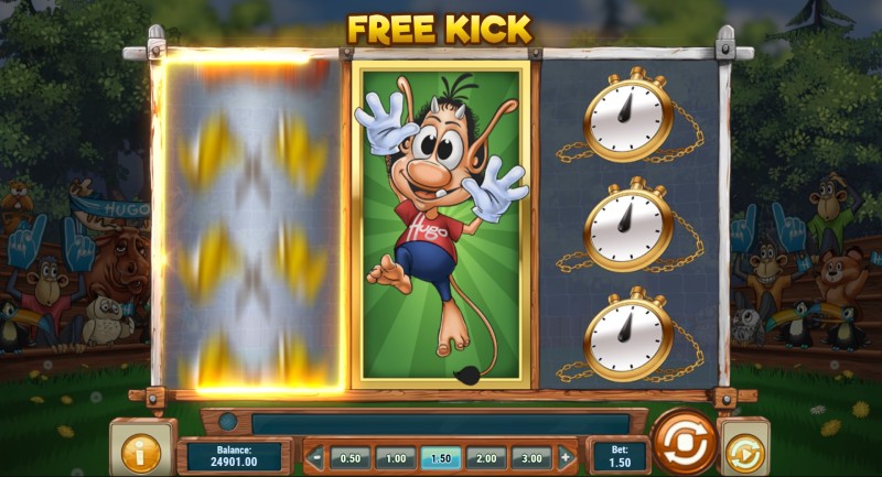 Hugo Goal slot free kick feature