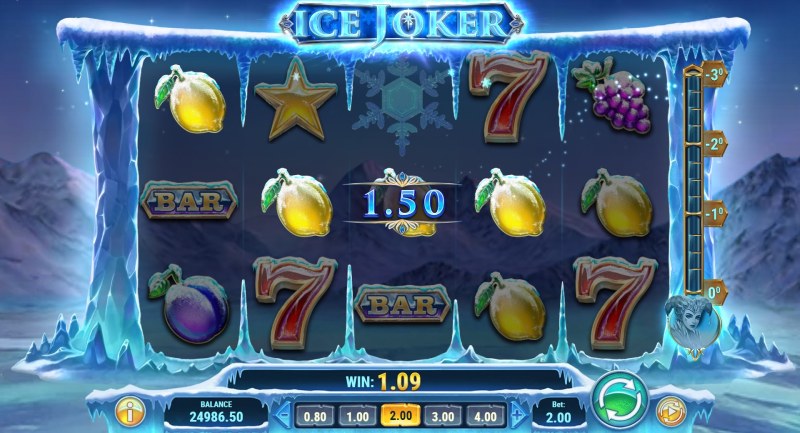 Ice Joker slot win combination