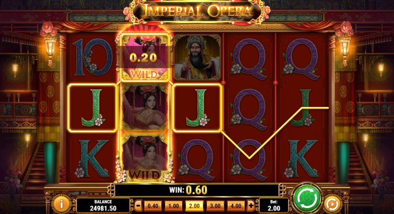 Imperial Opera slot the crescendo feature