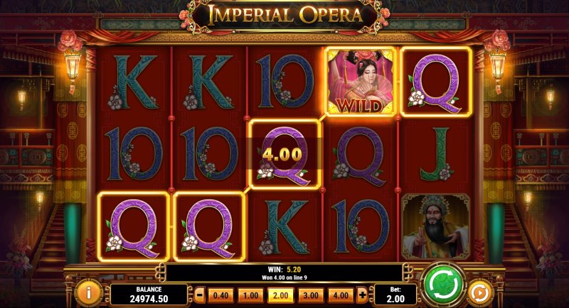 Imperial Opera slot win combination