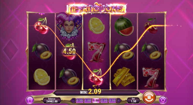 Inferno Joker slot win combination1