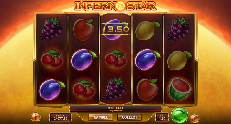 Inferno Star slot win combination1