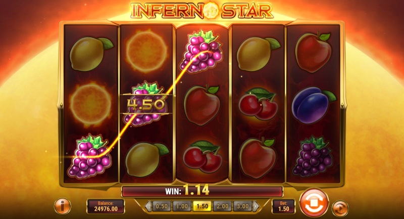 Inferno Star slot win combination2