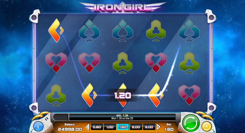 Iron Girl slot win combination