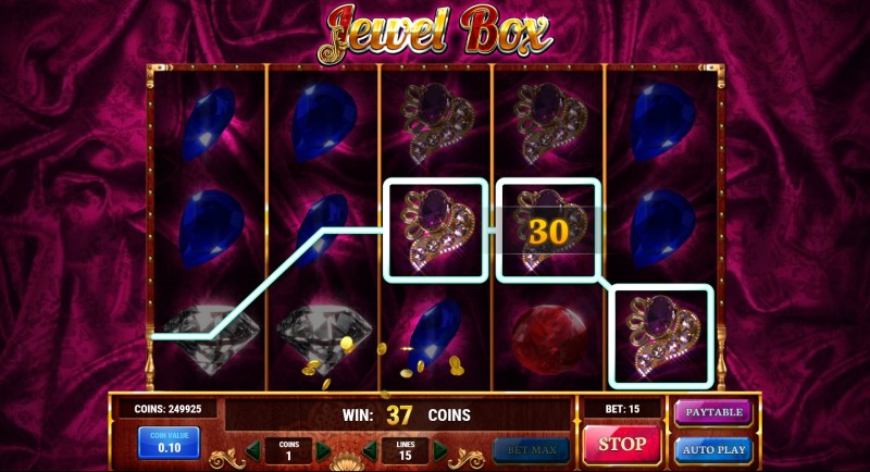 Jewel Box slot win combination