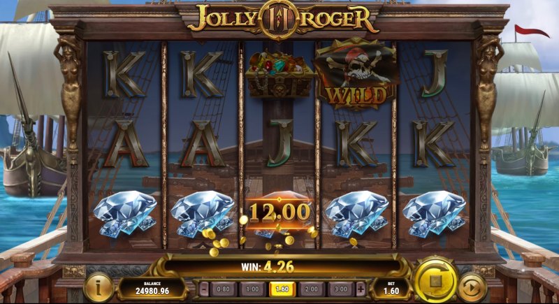Jolly Roger 2 slot win combination