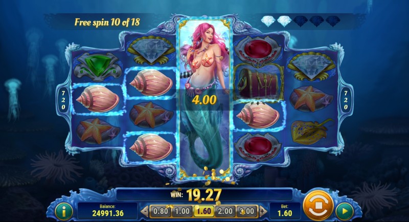 Mermaids Diamond slot free spins