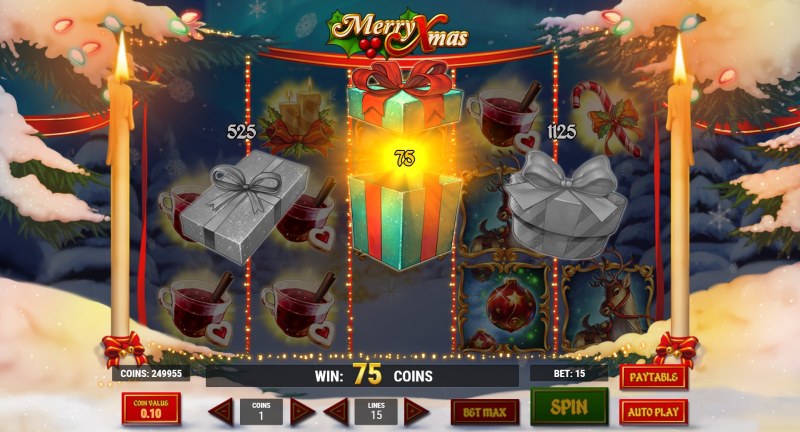 Merry Xmas slot bonus game