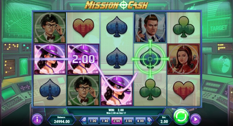 Mission Cash win combination