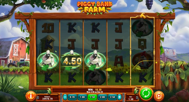Piggy Bank Farm slot win combination
