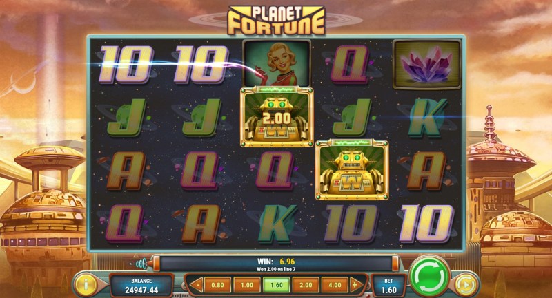 Planet Fortune slot win combination2