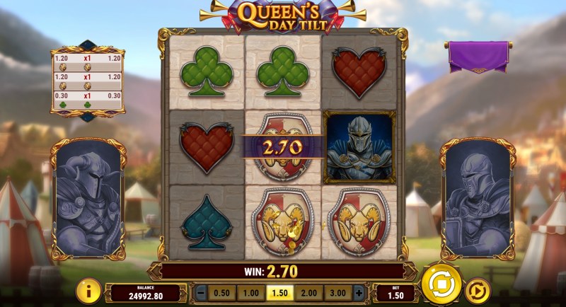 Queens Day Tilt slot win combination