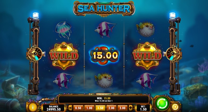 Sea Hunter slot win combination