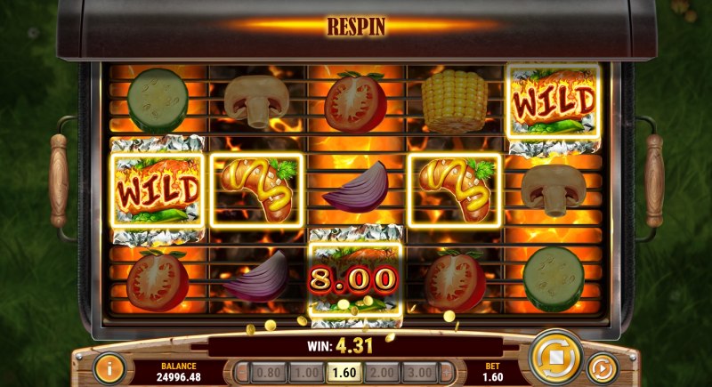 Sizzling Spins slot re-spin feature