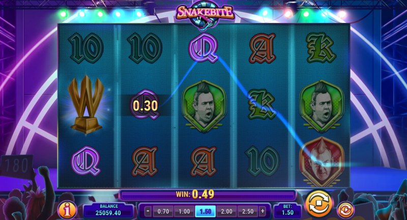 Snakebite slot win combination