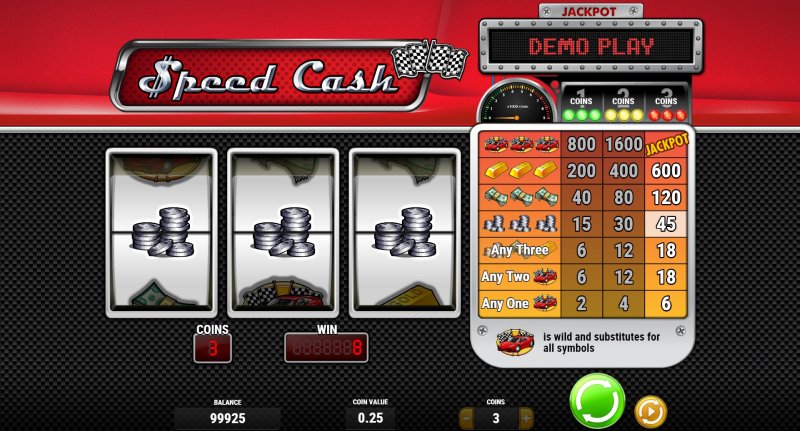 Speed Cash slot win combination