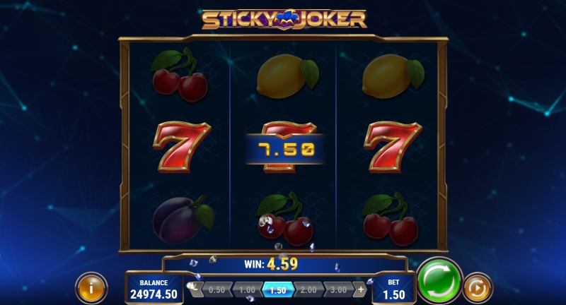 Sticky Joker slot win combination