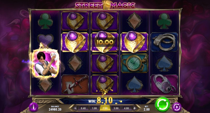 Street Magician slot wild feature