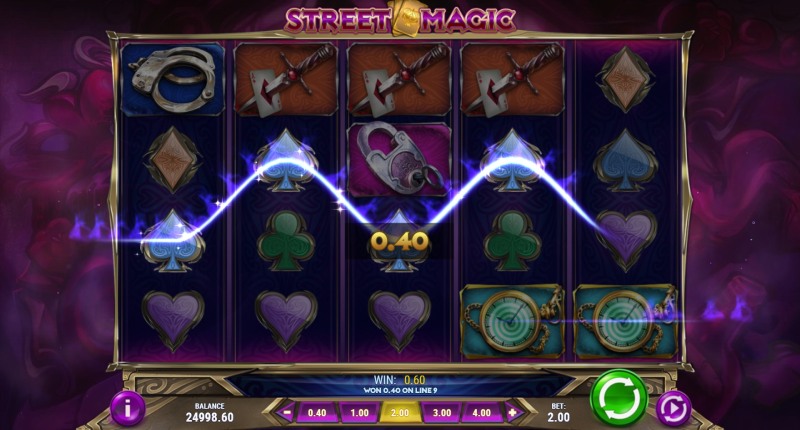 Street Magician slot win combination