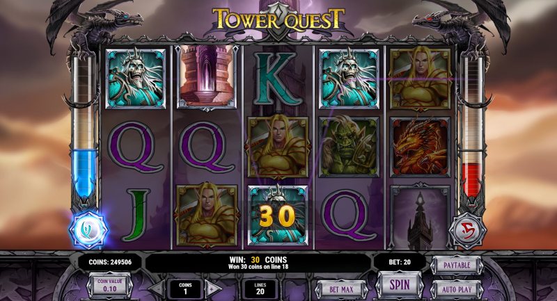 Tower Quest slot win combination
