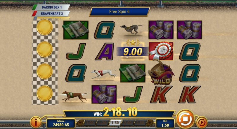 Wildhound Derby slot free spins