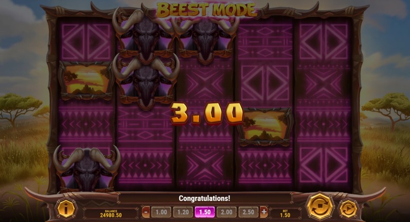 Win-A-Beest slot beest mode