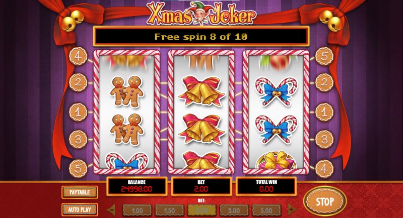Xmas Joker slot free spins