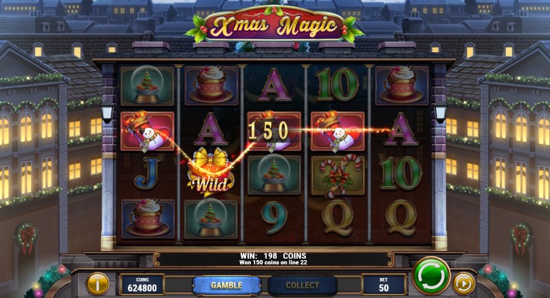 Xmas Magic slot wild feature