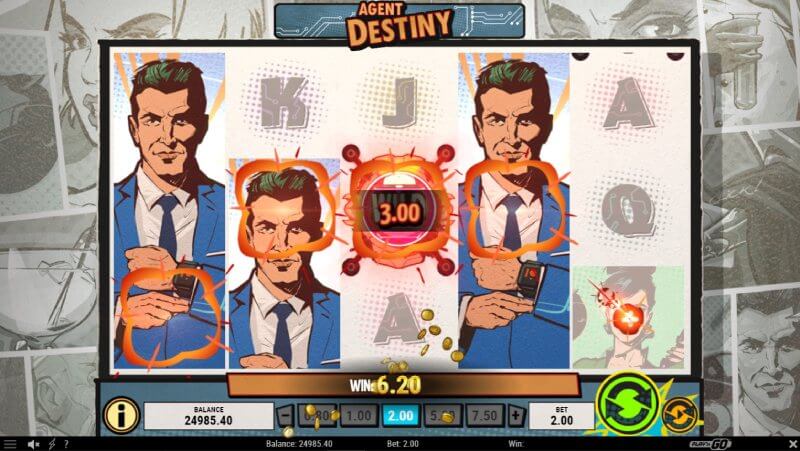 Agent Destiny Slot Design