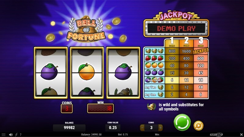 Bell of Fortune Slot Win Combo