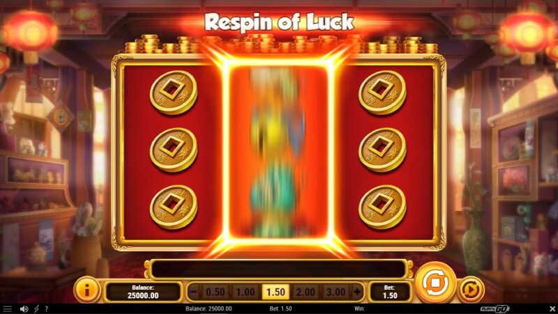 Big Win Cat Slot Respin of Luck