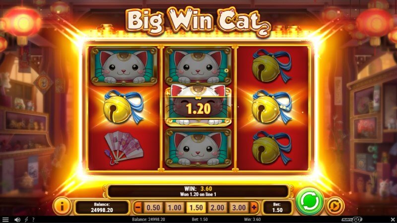 Big Win Cat Slot Win Combo