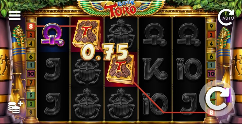 Book of Toro Slot Win Combination