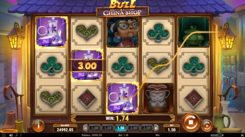 Bull in a China Shop Slot Win Combo